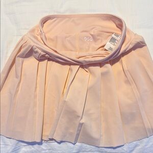 DSG pale pink/coral tennis Skirt Pleated Resort Wear